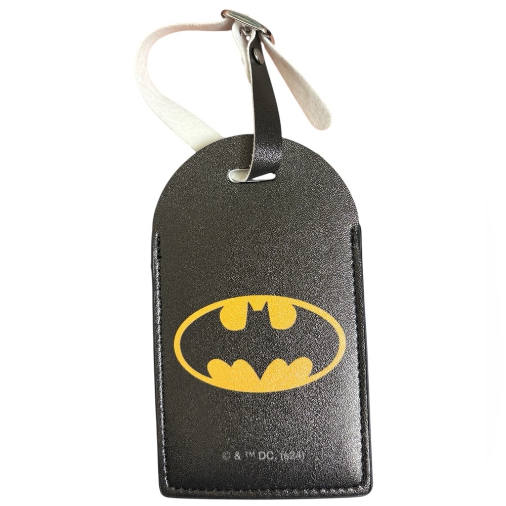 Batman Black and Yellow Luggage Tag